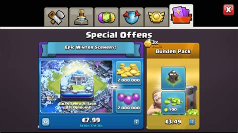 clash of clans special offers